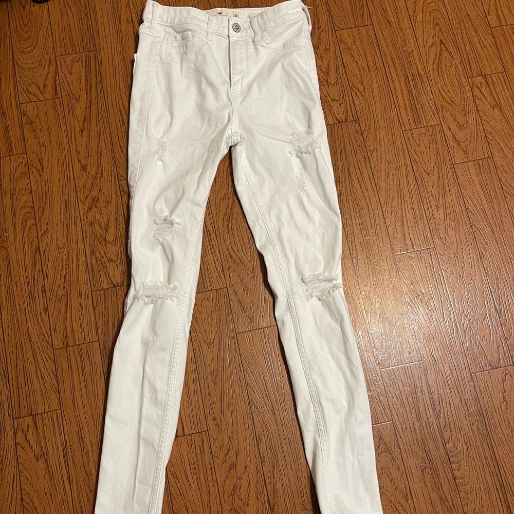 Hollister White Jeans